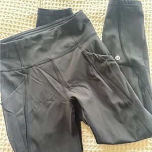 Lululemon SPEED UP 23” Black Leggings